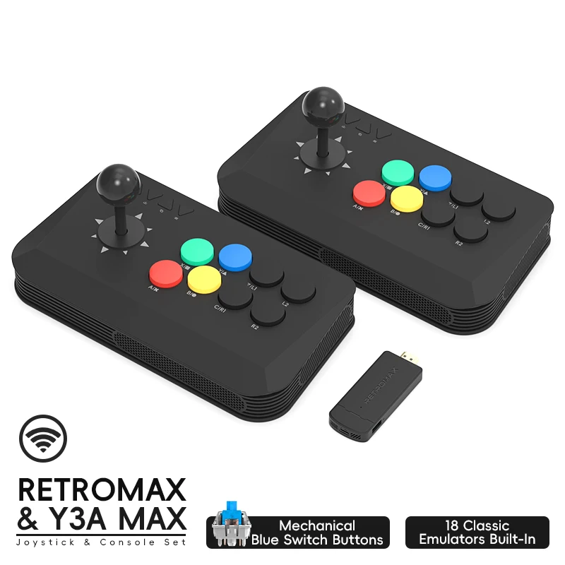 Retro Game Controller Usb - Wireless Y3A Max Arcade Stick Fight