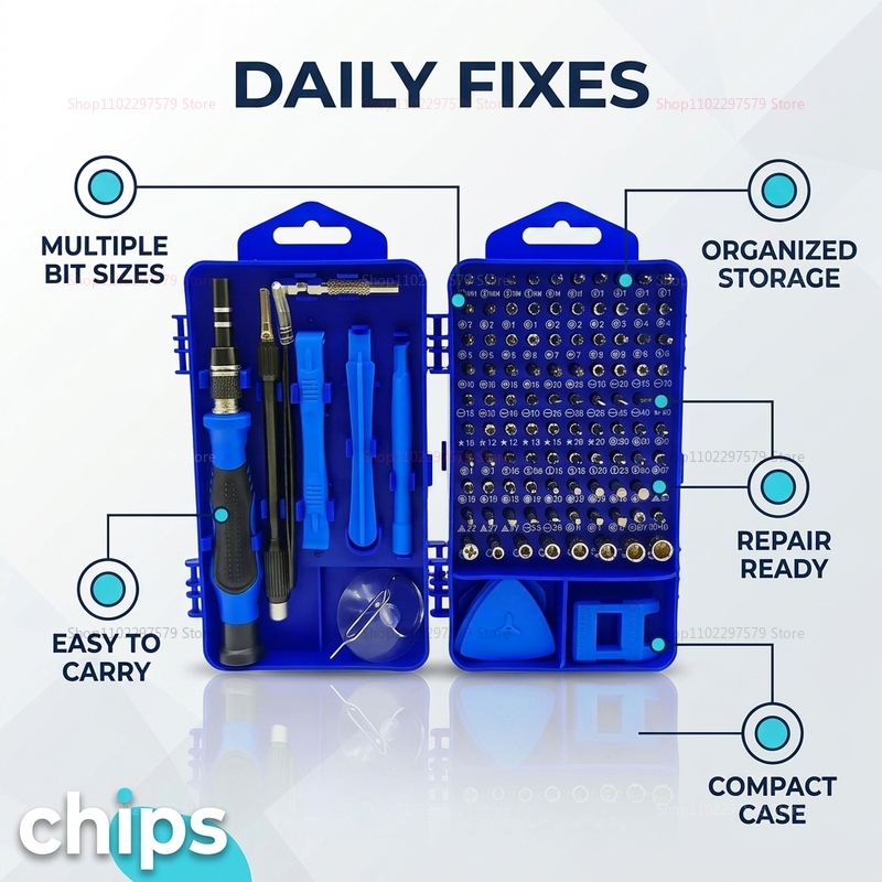 115 in 1 Multifunctional Screw - đánh giá và giá Electronics Gadgets For Home