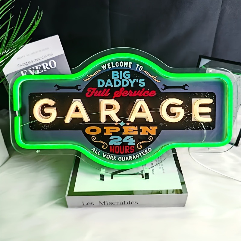Retro Garage LED Neon Sign UV  - đánh giá và giá Retro Game Controller Usb