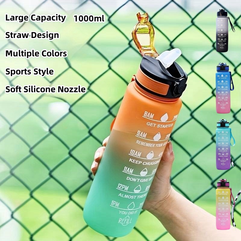 Gradient Color 1000mL Large Ca - đánh giá và giá Smart Water Bottle Tracker