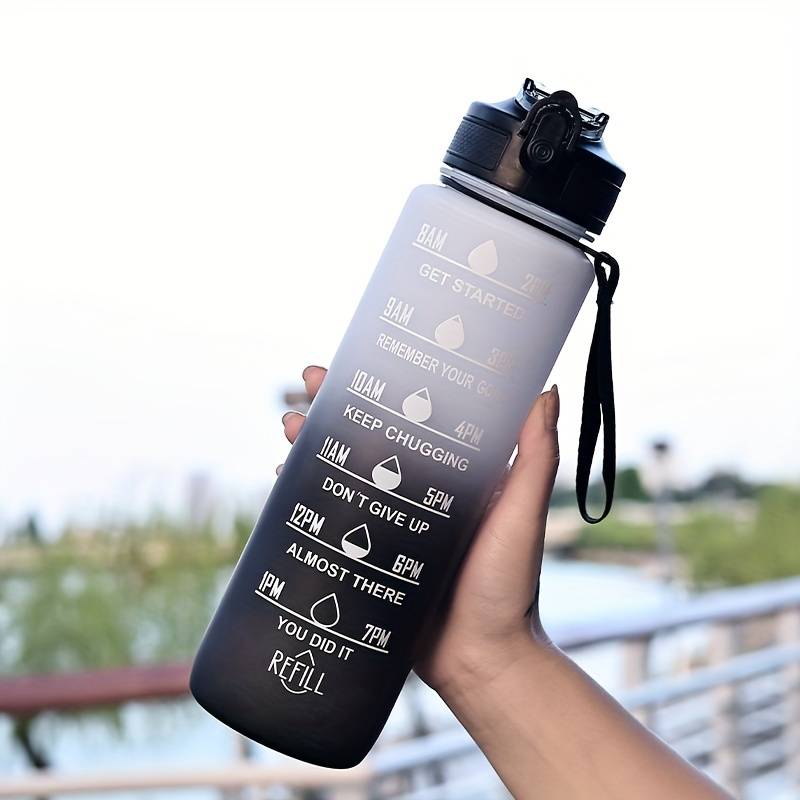 Gradient Color 1000mL Large Ca - đánh giá và giá Smart Water Bottle Tracker