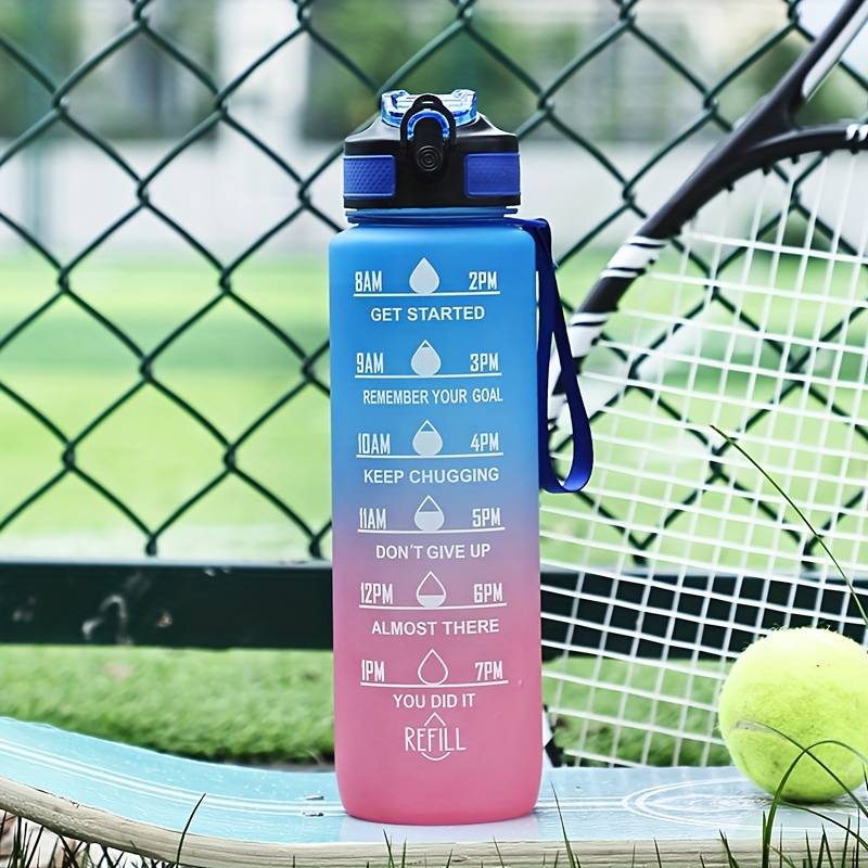 Gradient Color 1000mL Large Ca - đánh giá và giá Smart Water Bottle Tracker