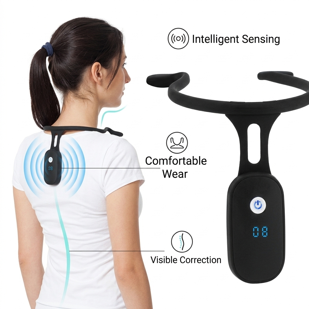 Posture Adjuster LCD Display S - đánh giá và giá Smart Posture Sensor