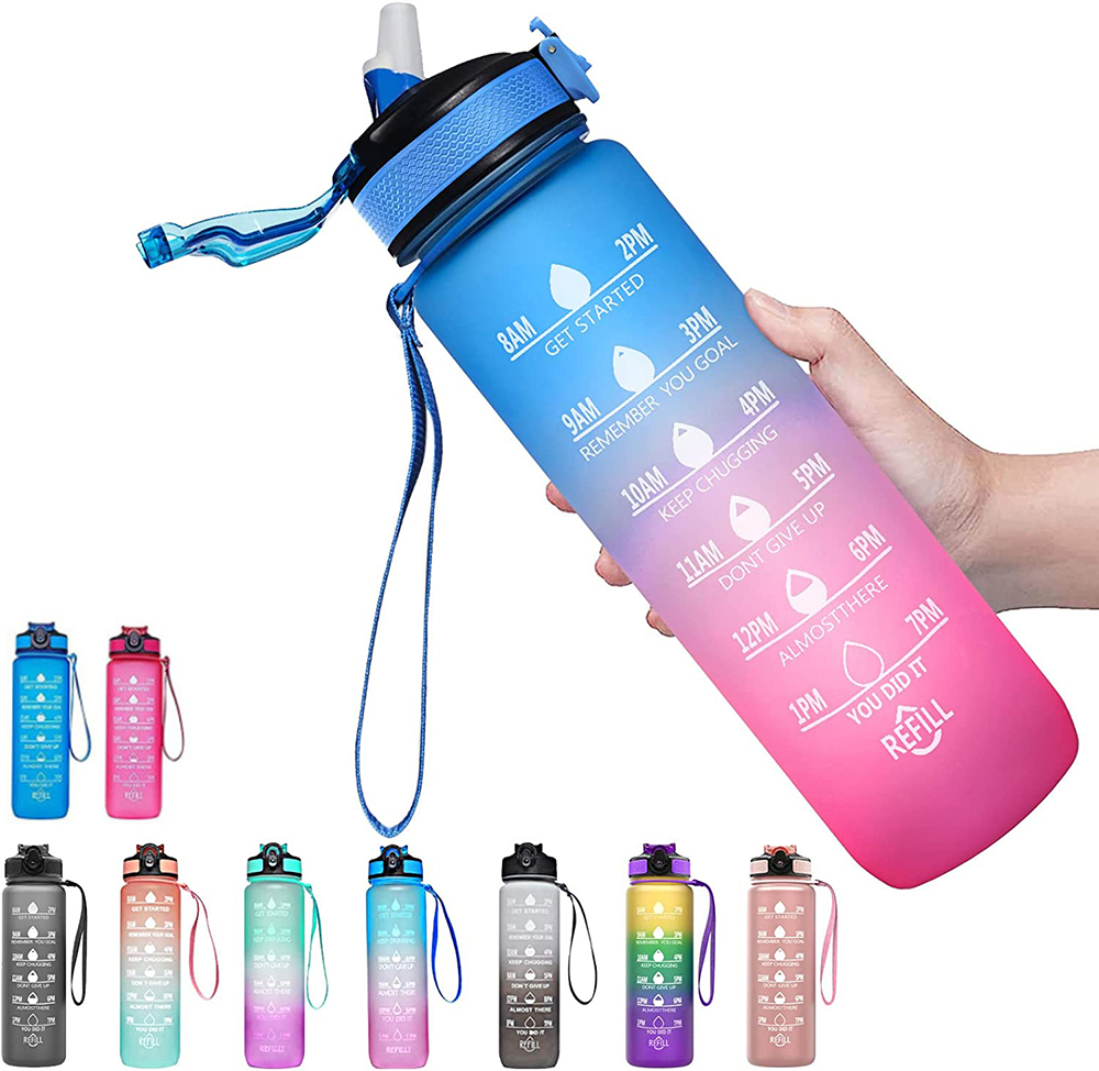Motivational Sport Water Bottl - đánh giá và giá Smart Water Bottle Tracker