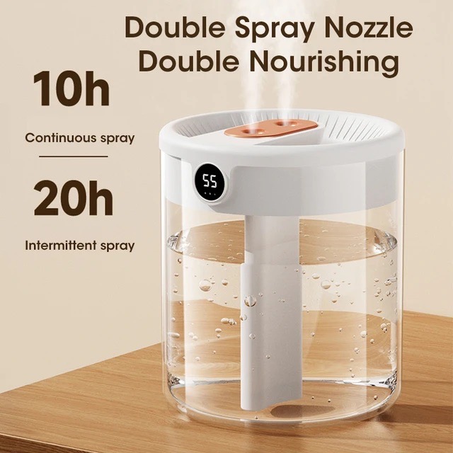 Mới 2L đôi phun tạo độ ẩm phun - đánh giá và giá Electronics Gadgets For Home