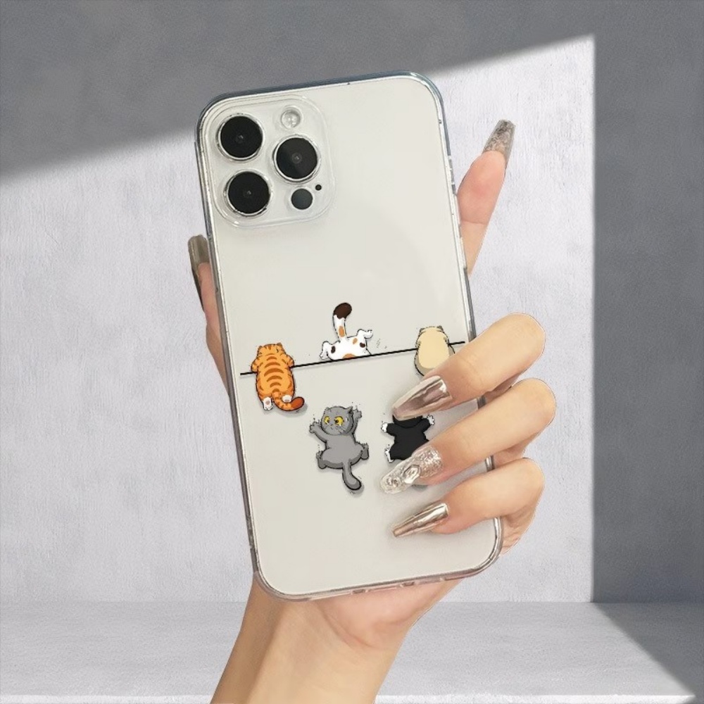 Five Cute Cat Pattern Phone Ca - đánh giá và giá Apple Iphone 15