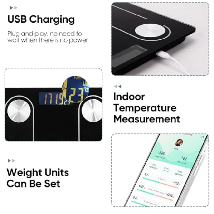 Smart Bluetooth Body Fat Scale - đánh giá và giá Body Fat Scale Smart