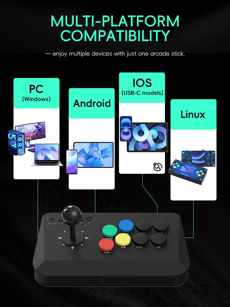Wireless Y3A Max Arcade Stick  - đánh giá và giá Retro Game Controller Usb