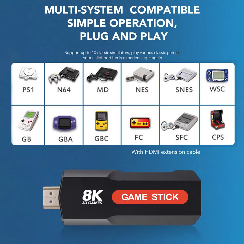 X2 Game Stick HD 4K 8K 3D Cons - đánh giá và giá Retro Game Controller Usb