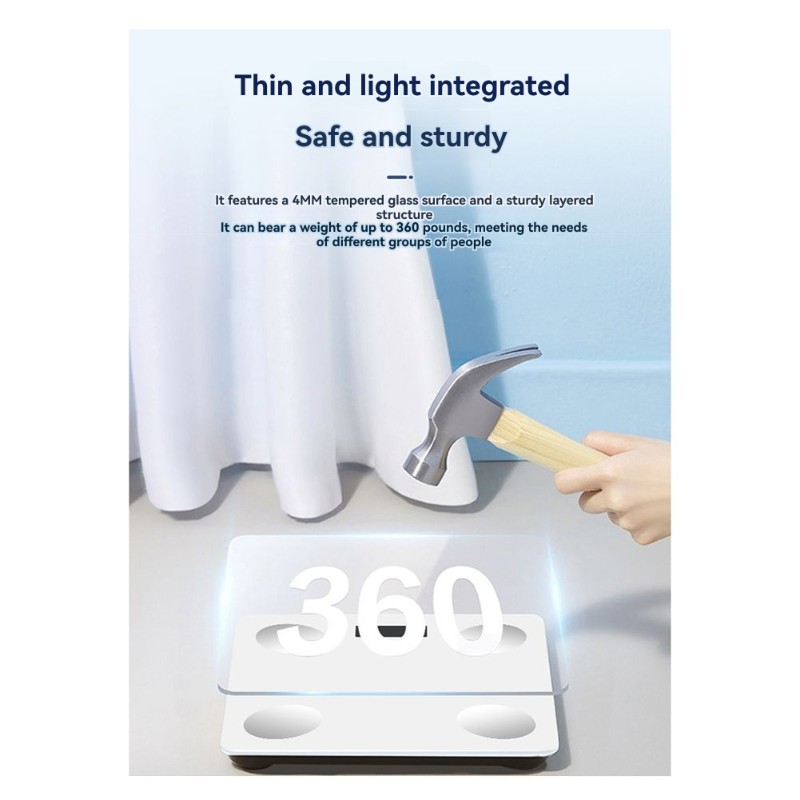 NALFI-Smart Body Fat Scale Wit - đánh giá và giá Body Fat Scale Smart